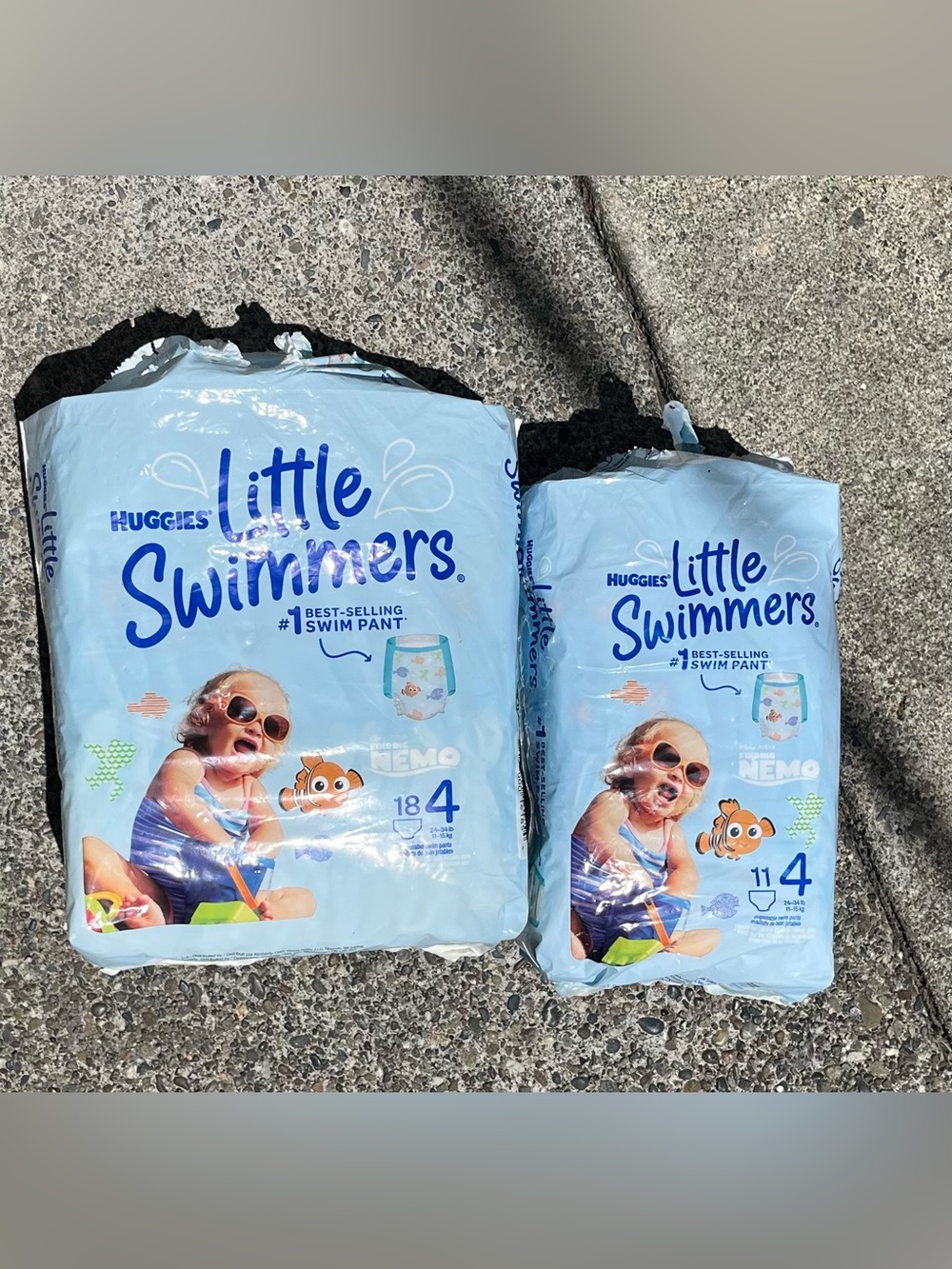 Huggies Little Swimmers Baby Swim Pants - Light Blue
